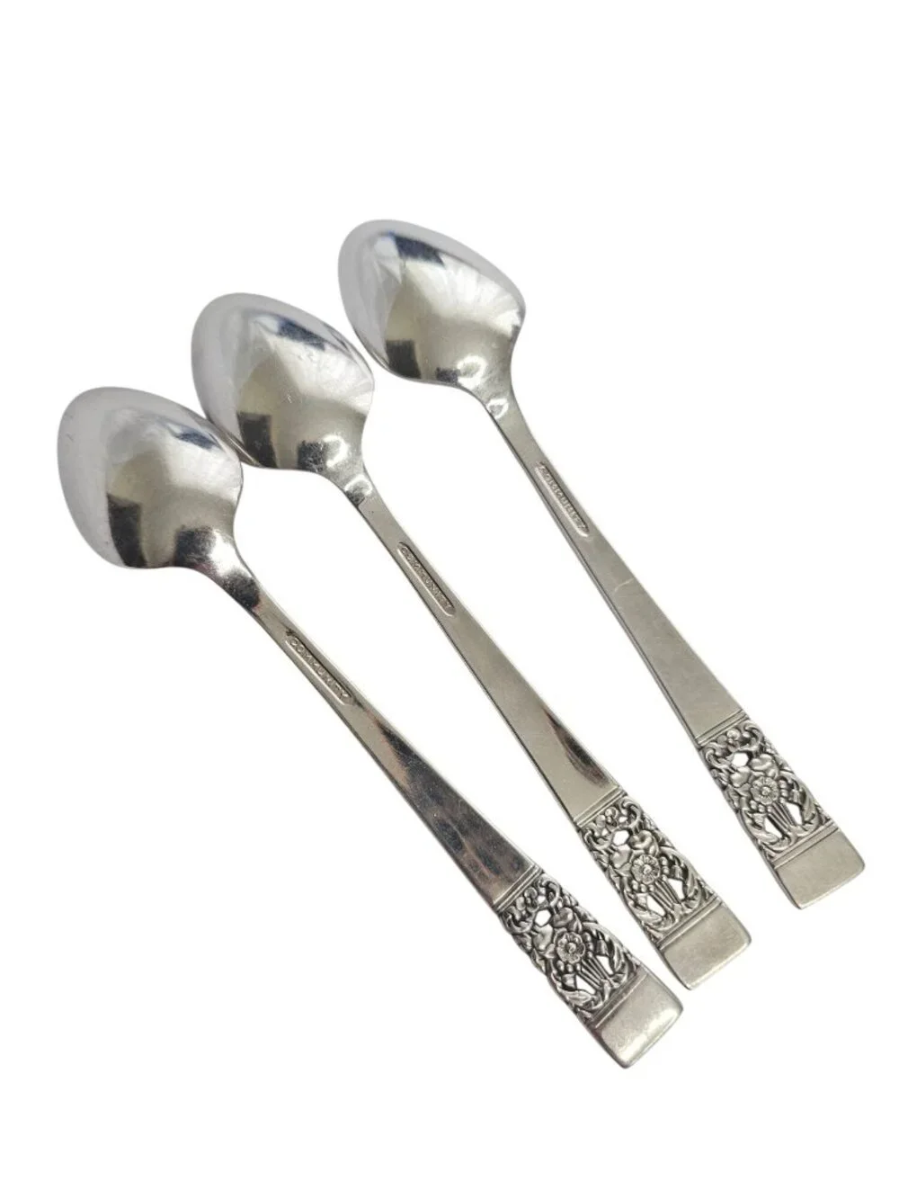 3 Oneida Coronation Spoons 6